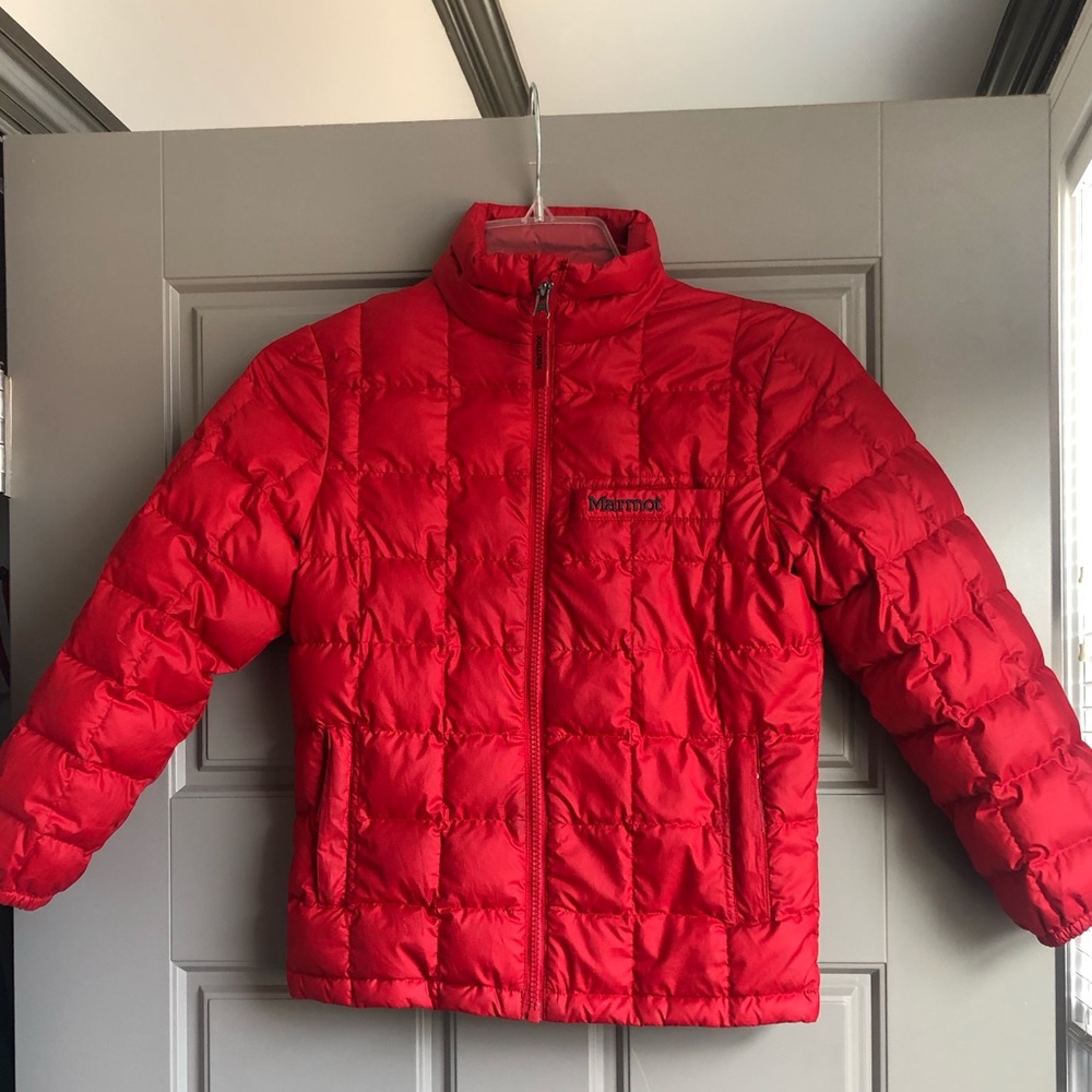 Kids Marmot Down jacket 400-600 fill. Size small